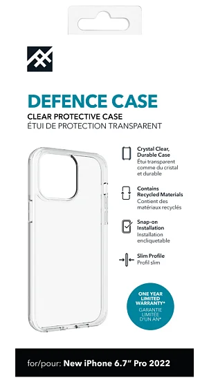 ZAGG Cases Defence iPhone 14 Pro Max průhledný