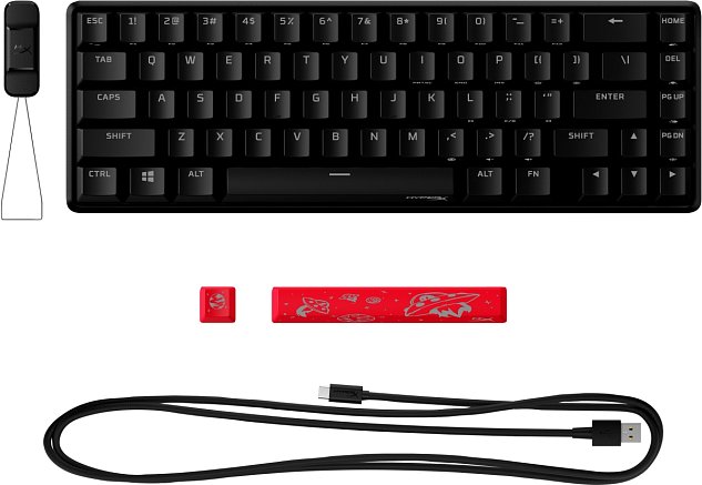 HyperX Alloy Origins 65/Drátová USB/US layout/Černá