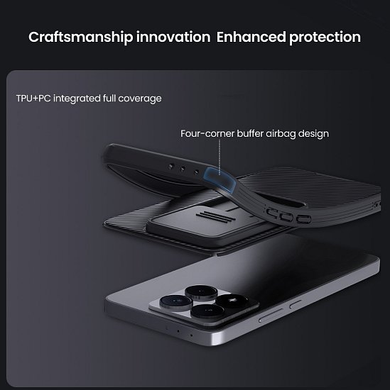 Nillkin CamShield PRO Zadní Kryt pro Xiaomi 14T Black