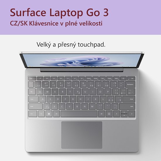 Microsoft Surface Laptop Go 3 (CZ/SK)/i5-1235U/12,4