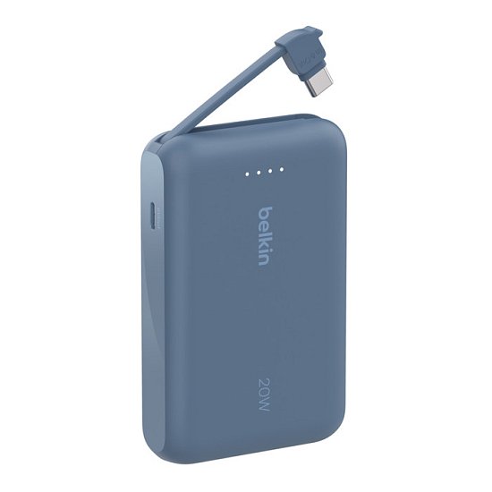 Belkin 10k powerbanka PD 20W USB-C, modrá