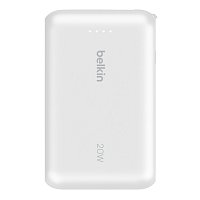 Belkin 10k powerbanka PD 20W USB-C, bílá