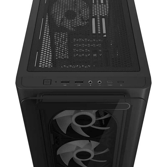 ASUS case A23 PLUS TG ARGB FANS BLK