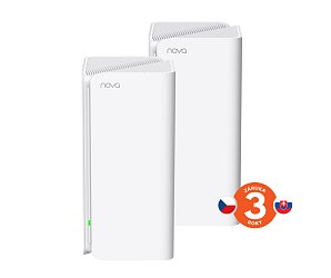 Tenda Nova MX15 Pro (2-pack) WiFi 6 AX5400 Mesh Gigabit system, 6x GLAN/GWAN, WPA3, VPN, CZ app