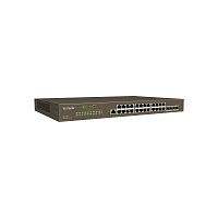 Tenda TEG3328F Gigabit L2 Managed Switch, 24x RJ45 1Gb/s, 4x SFP, STP, RSTP, MSTP, IGMP, VLAN, Rack