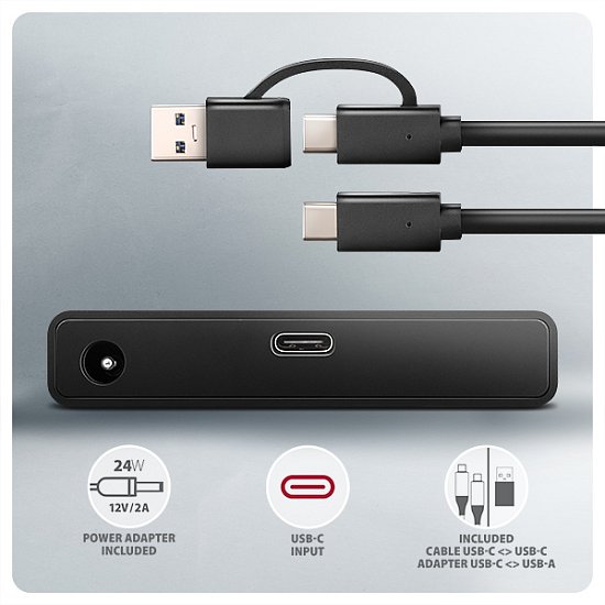 AXAGON ADSA-FPX, USB-C 10Gbps - SATA 6G, 2.5