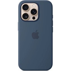 iPhone 16 Pro Silicone Case with MS - Denim