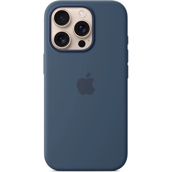 iPhone 16 Pro Silicone Case with MS - Denim