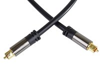 PremiumCord Toslink M/m 6mm, 2m, Gold Design