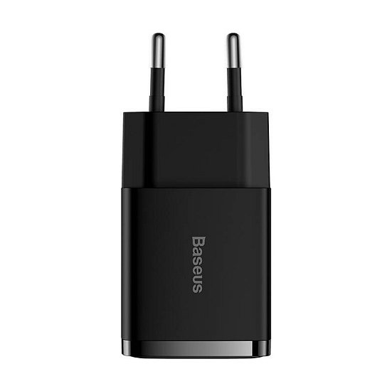 Baseus nabíječka do sítě Compact 2xUSB 10,5W černá