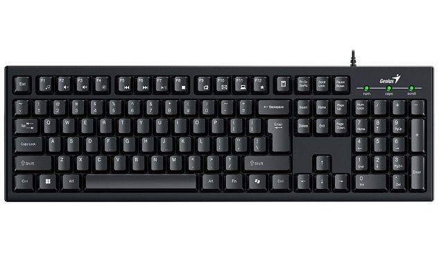 Genius Smart KB-100/Drátová USB/CZ-SK layout/Černá