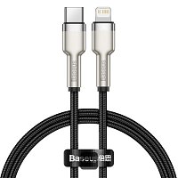 Baseus datový kabel Cafule USB-C na Lightning 0,25m PD 20W černý