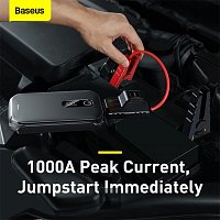 Baseus power banka Super Energy Pro 12000 mAh se startovacími kabely černá