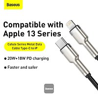 Baseus datový kabel Cafule USB-C/Lightning 1m PD 20W černý