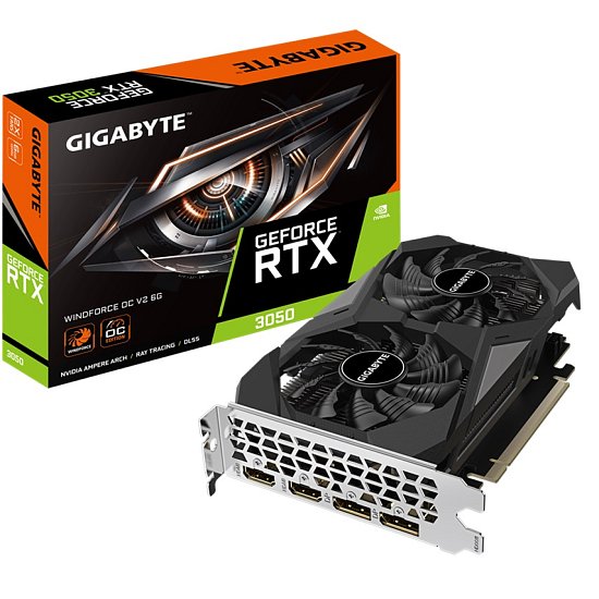 GIGABYTE RTX™ 3050 WINDFORCE OC V2 6G