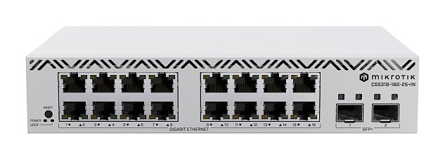 MikroTik CSS318-16G-2S+IN, Cloud Smar Switch