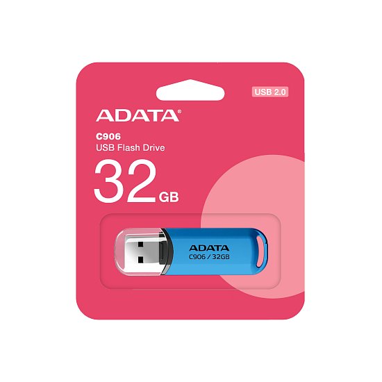 ADATA C906/32GB/USB 2.0/USB-A/Modrá