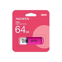 ADATA C906/64GB/USB 2.0/USB-A/Růžová