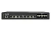 QNAP řízený průmyslový switch QSW-IM3216-8S8T: 16x 10G porty (8x 10Gb SFP+ a 8x 10Gb RJ-45)