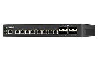 QNAP řízený průmyslový switch QSW-IM3216-8S8T: 16x 10G porty (8x 10Gb SFP+ a 8x 10Gb RJ-45)