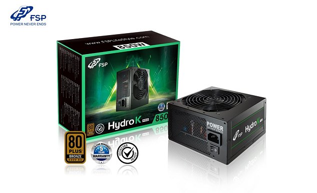 FSP HYDRO K PRO/850W/ATX 3.0/80PLUS Bronze 230V/Retail