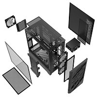 Adata XPG STARKER AIR BTF herní skříň černá