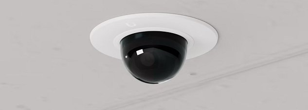 Ubiquiti UACC-G5-Dome-Ultra-FM-SB-W - G5 Dome Ultra Flush Mount, Zápustný držák, kouřové sklo