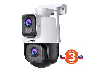 Tenda RH9-WCA - Venkovní otočná Dual Lens IP65 Wi-Fi 6 MPx kamera, noční LED, audio, detekce, CZ app