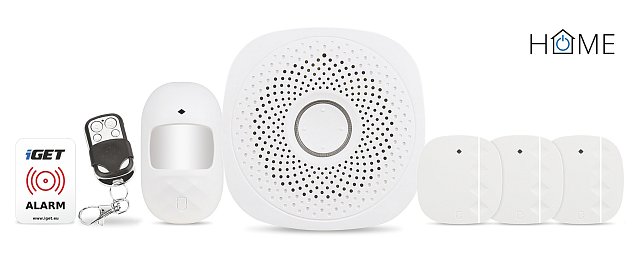 iGET HOME X1 Advanced- Inteligentní Wi-Fi alarm, v aplikaci i ovládání IP kamer a zásuvek, Andr, iOS