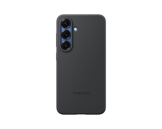 Samsung Silikonový zadní kryt pro Galaxy S25 Black