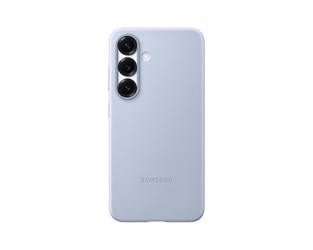 Samsung Ochranný kryt z veganské kůže pro Galaxy S25 Light Blue