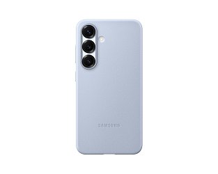 Samsung Ochranný kryt z veganské kůže pro Galaxy S25+ Light Blue