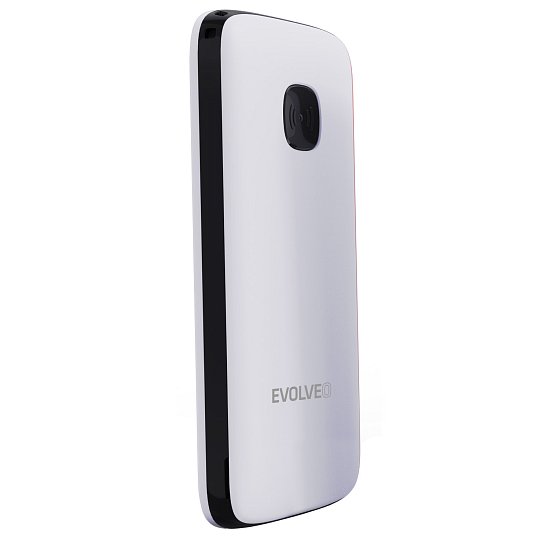 EVOLVEO EasyPhone ID, mobilní telefon pro seniory, bílá