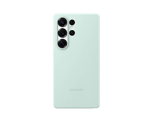 Samsung Silikonový zadní kryt pro Galaxy S25 Ultra Mint