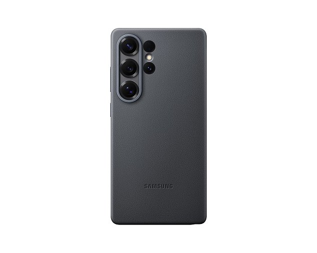 Samsung Ochranný kryt z veganské kůže pro Galaxy S25 Ultra Black