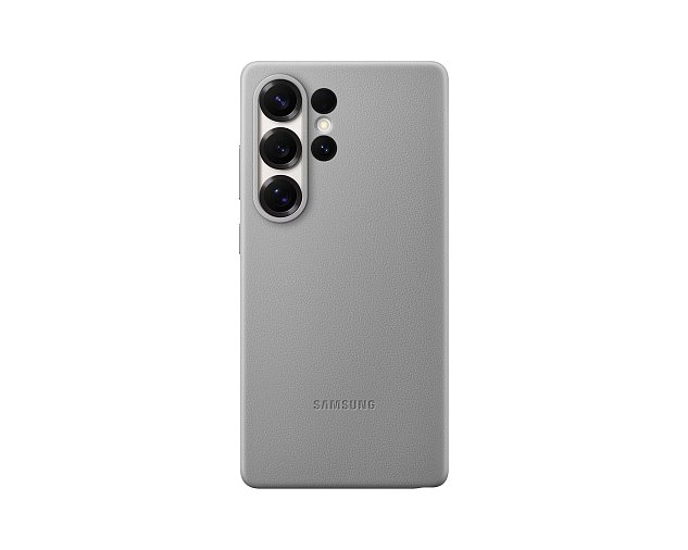 Samsung Ochranný kryt z veganské kůže pro Galaxy S25 Ultra Gray