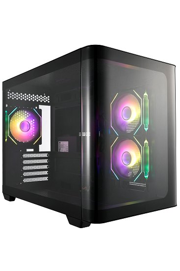 FSP S380-BA/Micro ATX/Transpar./Černá