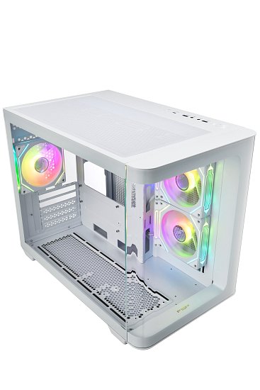 FSP S380-WA/Micro ATX/Transpar./Bílá