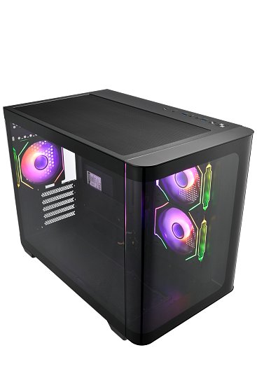 FSP S380-BA/Micro ATX/Transpar./Černá