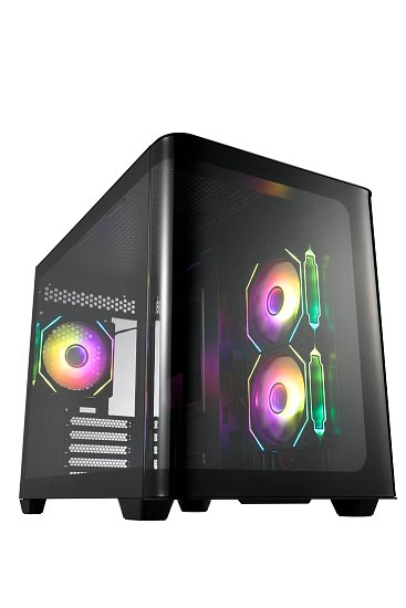 FSP S380-BA/Micro ATX/Transpar./Černá