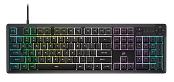 CORSAIR K55 Core RGB, Mechanická, černá