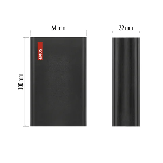 EMOS PWB NTBF20 20000MAH 65W PD 1×USB-C 1×USB-A