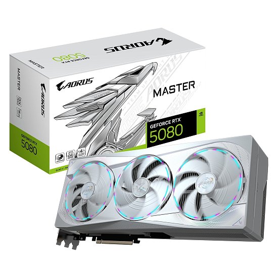 GIGABYTE AORUS GeForce RTX 5080 MASTER ICE/16GB/GDDR7