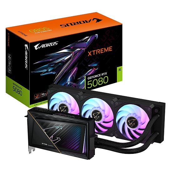 GIGABYTE AORUS GeForce RTX 5080 XTREME WATERFORCE/16GB/GDDR7