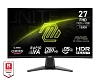 MSI MAG/276CXF/27"/VA/FHD/280Hz/0,5ms/Black/2R