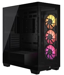 CORSAIR iCUE LINK 3500X/Midi Tower/Transpar./Černá