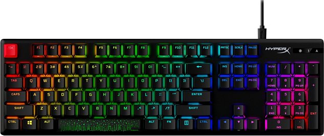 HyperX Alloy Origins PBT/Drátová USB/US layout/Černá