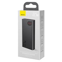 Baseus PPAD070101 Adaman Digital Display Powerbanka 20000mAh 22,5W Black