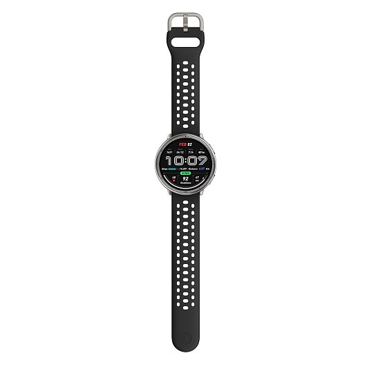 Amazfit Active 2 Round/Silver/Sport Band/Black