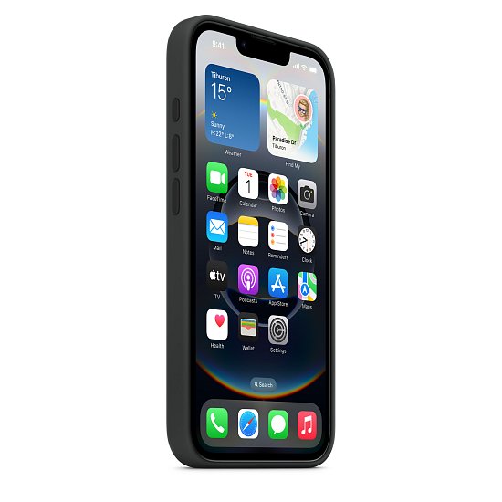 iPhone 16e Silicone Case – Black